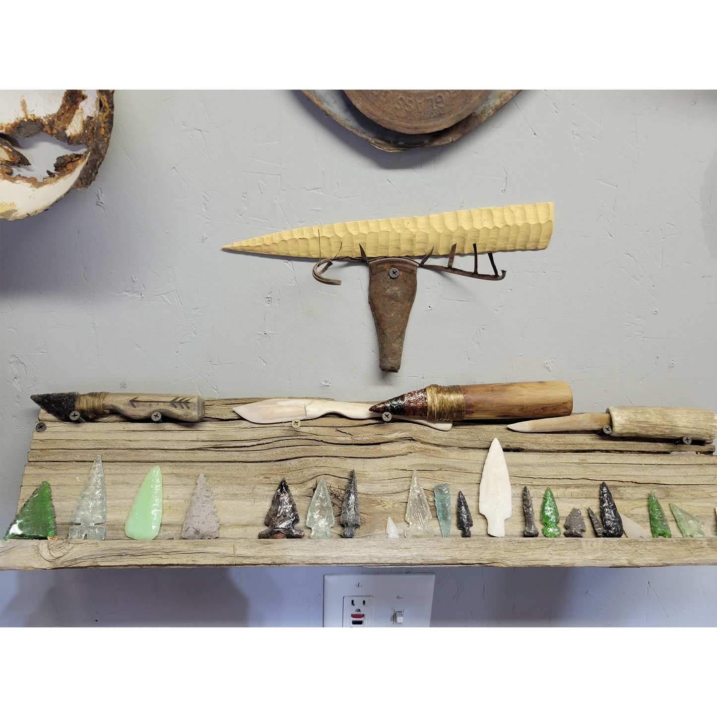 Hand Thrown Arrowheads