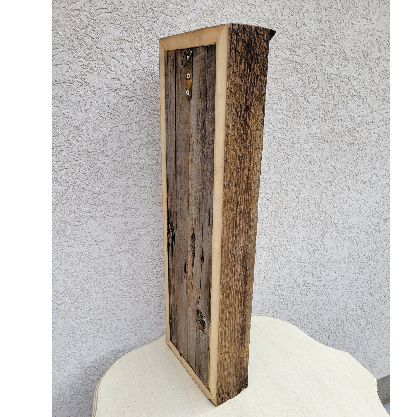 Rectangular Barnwood Hanging Shelf