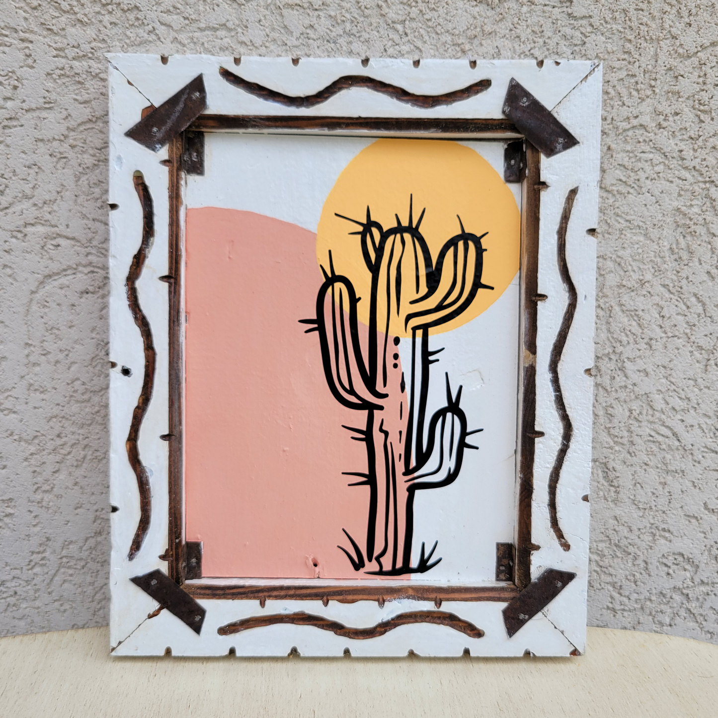 Rustic Cactus Art